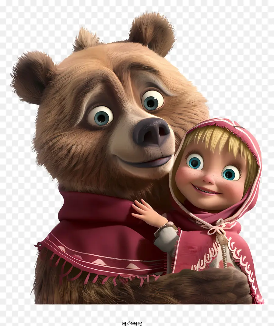 Masha E O Urso，Menina PNG