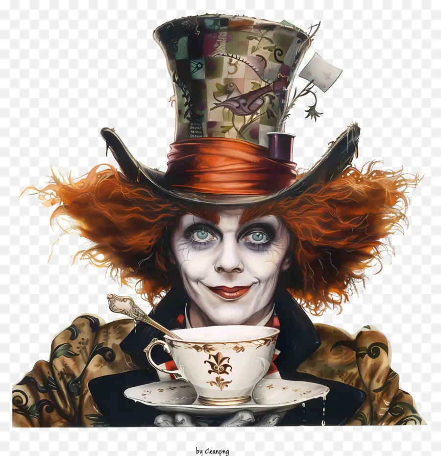 Alice No País Das Maravilhas，Mad Hatter PNG