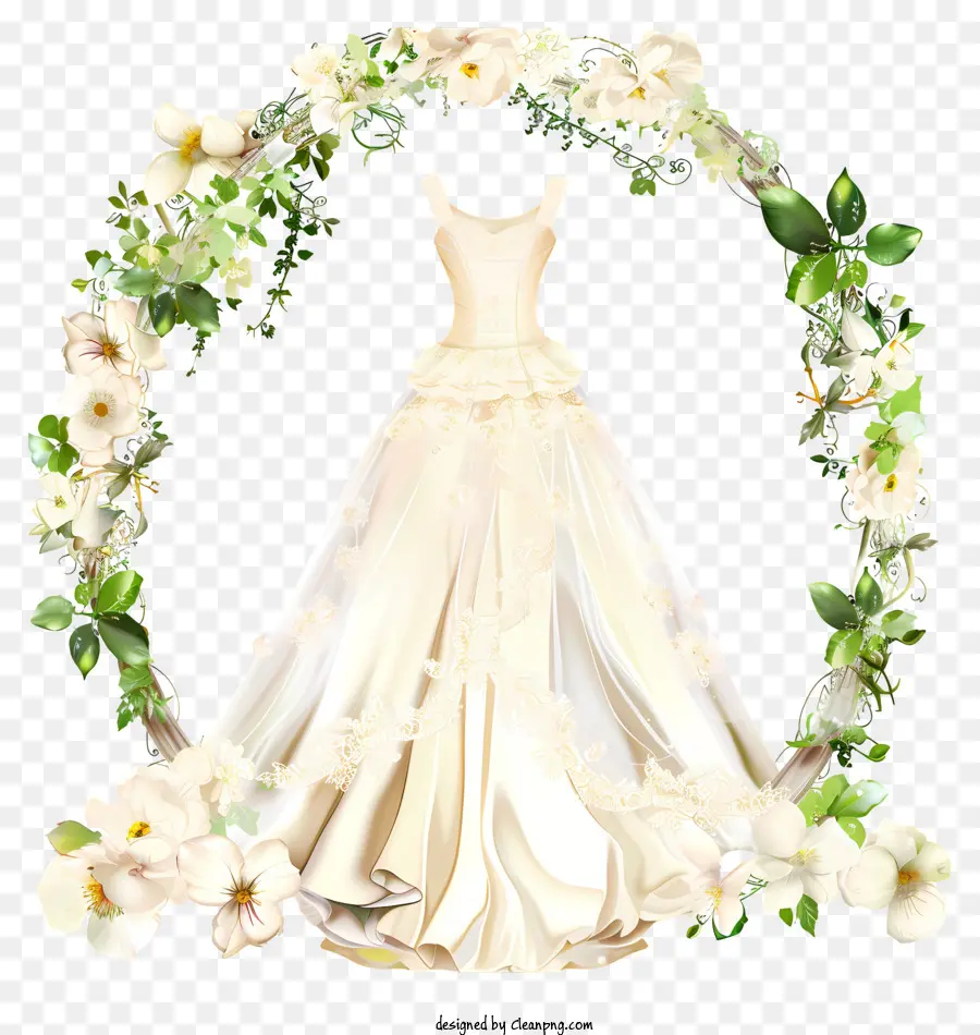 Moldura Do Casamento，Vestido De Noiva PNG