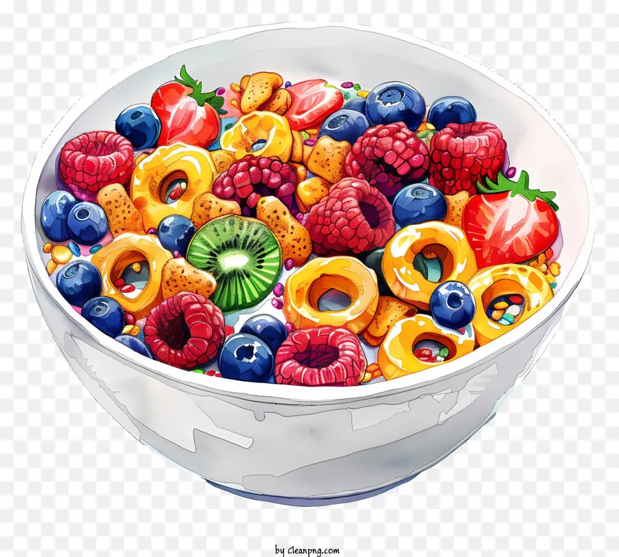 Dia Do Cereal，Frutas Coloridas PNG
