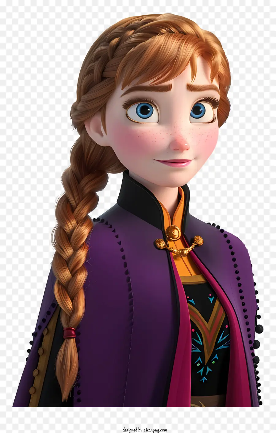 Princesa De Anna Frozen，Mulher PNG