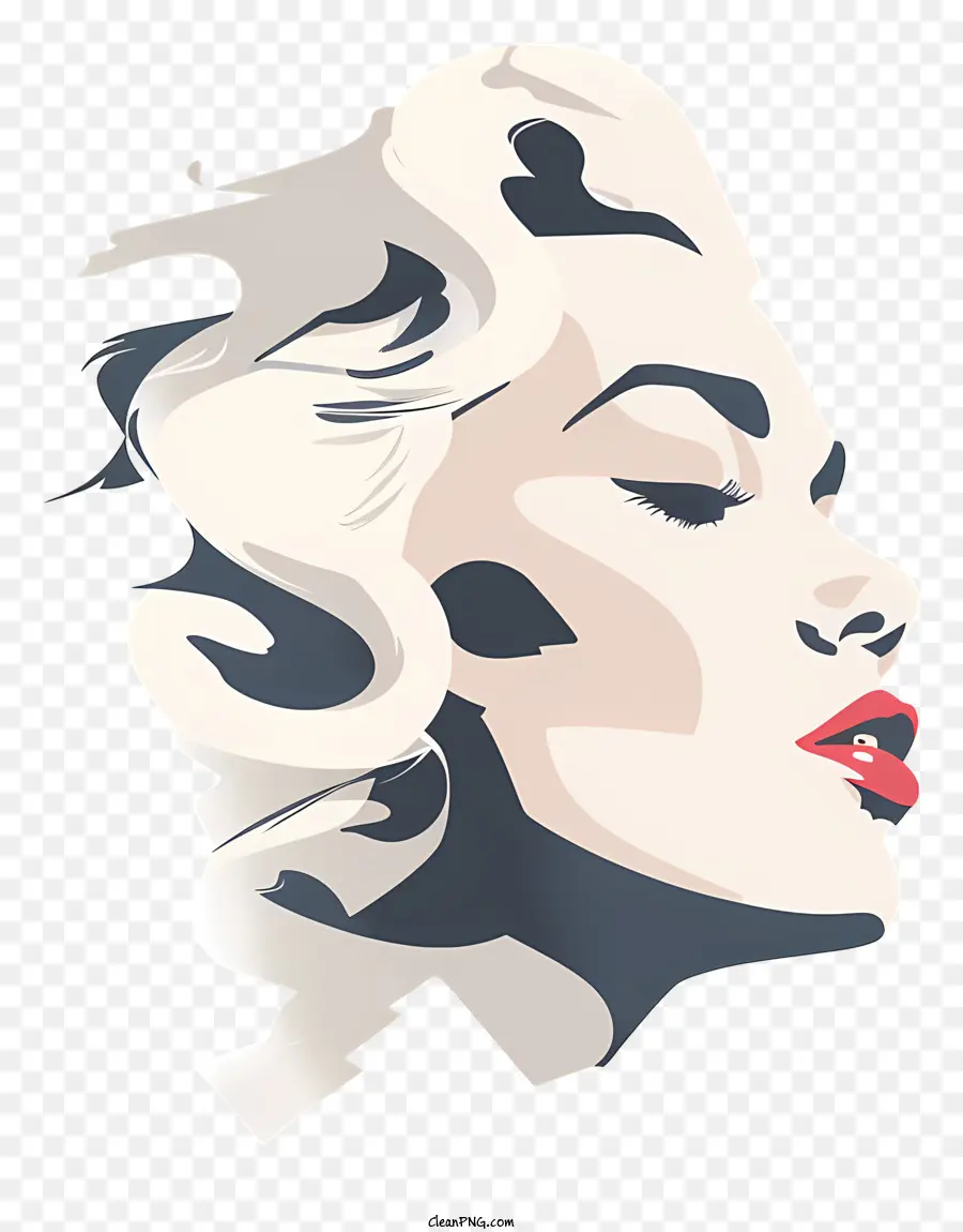 Marilyn Monroe，Rosto De Mulher PNG