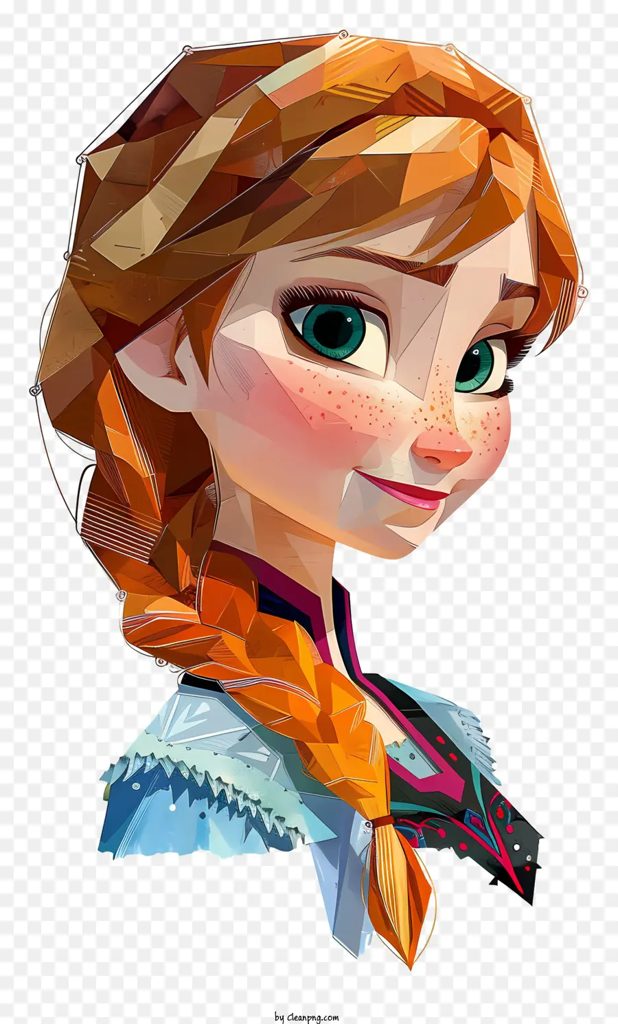 Princesa De Anna Frozen，Cartoon PNG