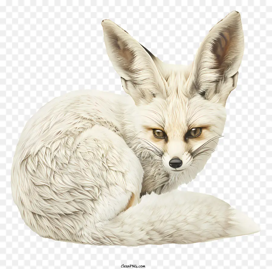 Fennec Fox，Raposa Branca PNG