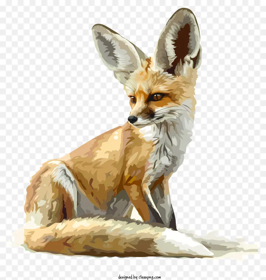 Fennec Fox，Raposa Vermelha PNG