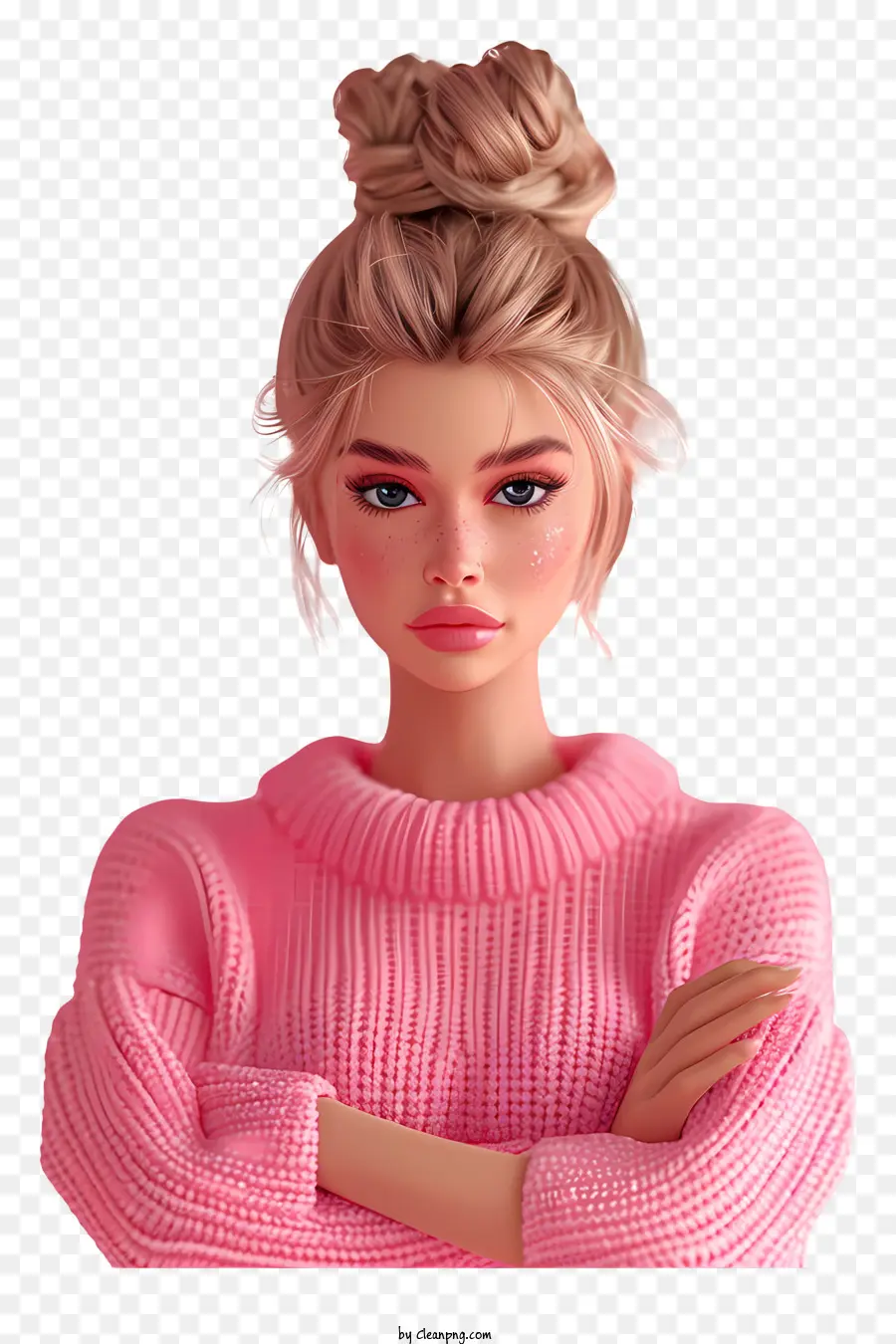 Barbie，Mulher Loira PNG