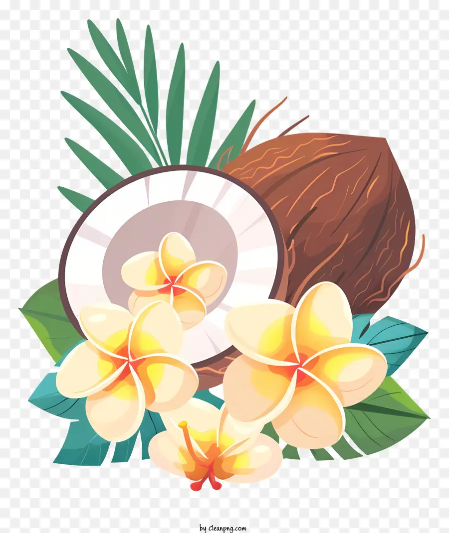 Coco，Flores Brancas PNG