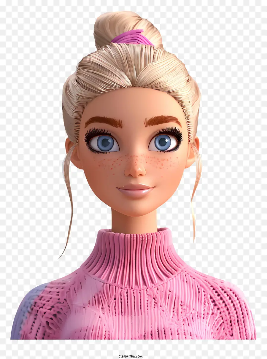 Barbie，Cabelo Loiro PNG