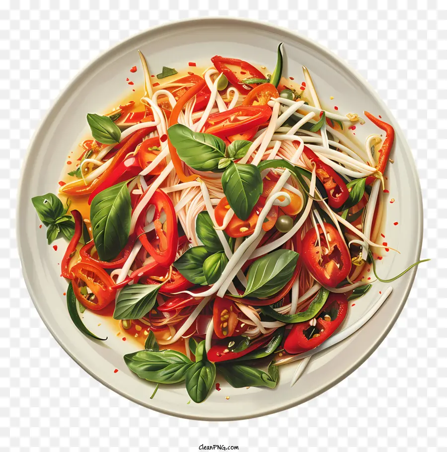 Som Tam，Salada PNG