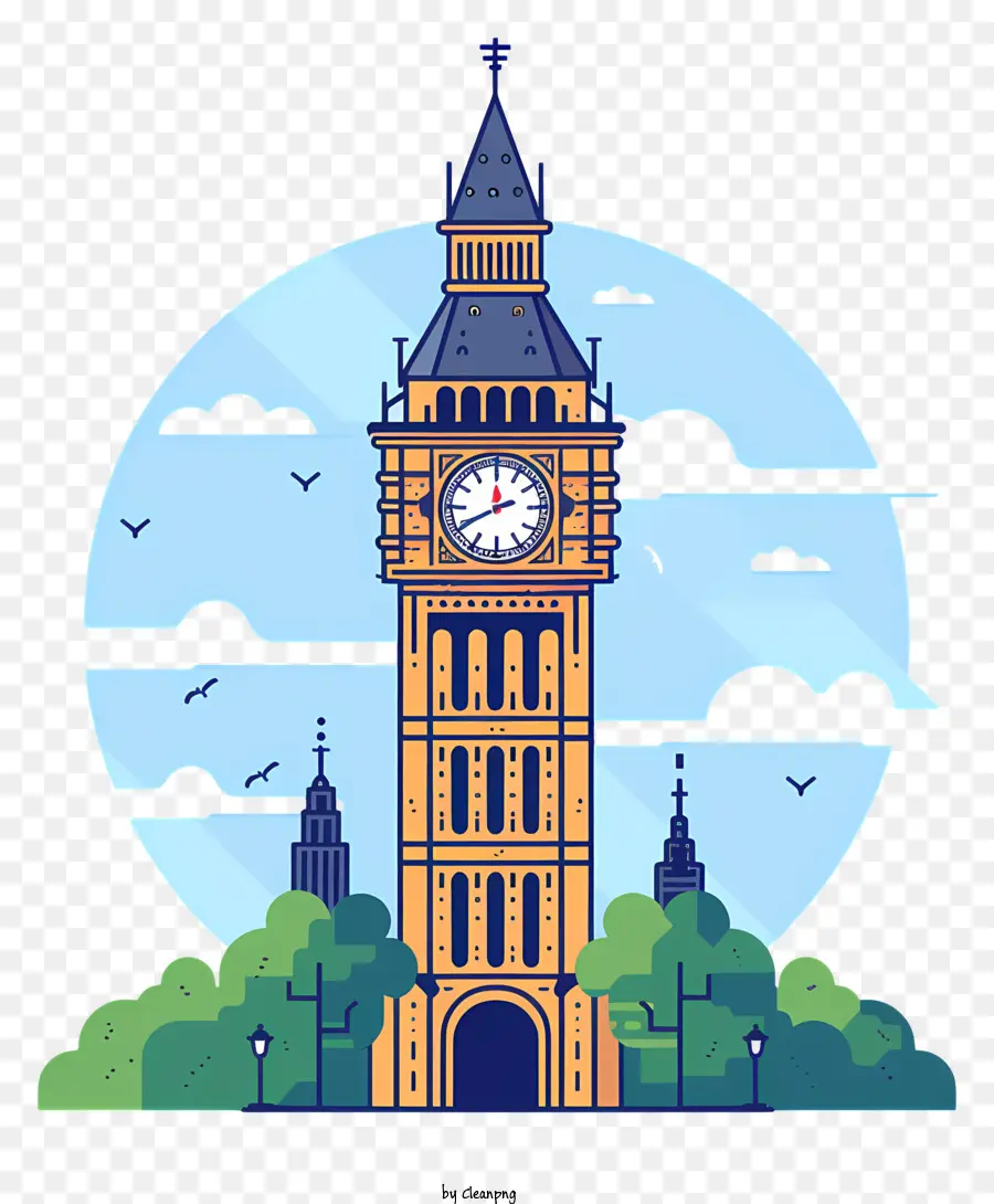 O Big Ben，Torre Do Relógio PNG