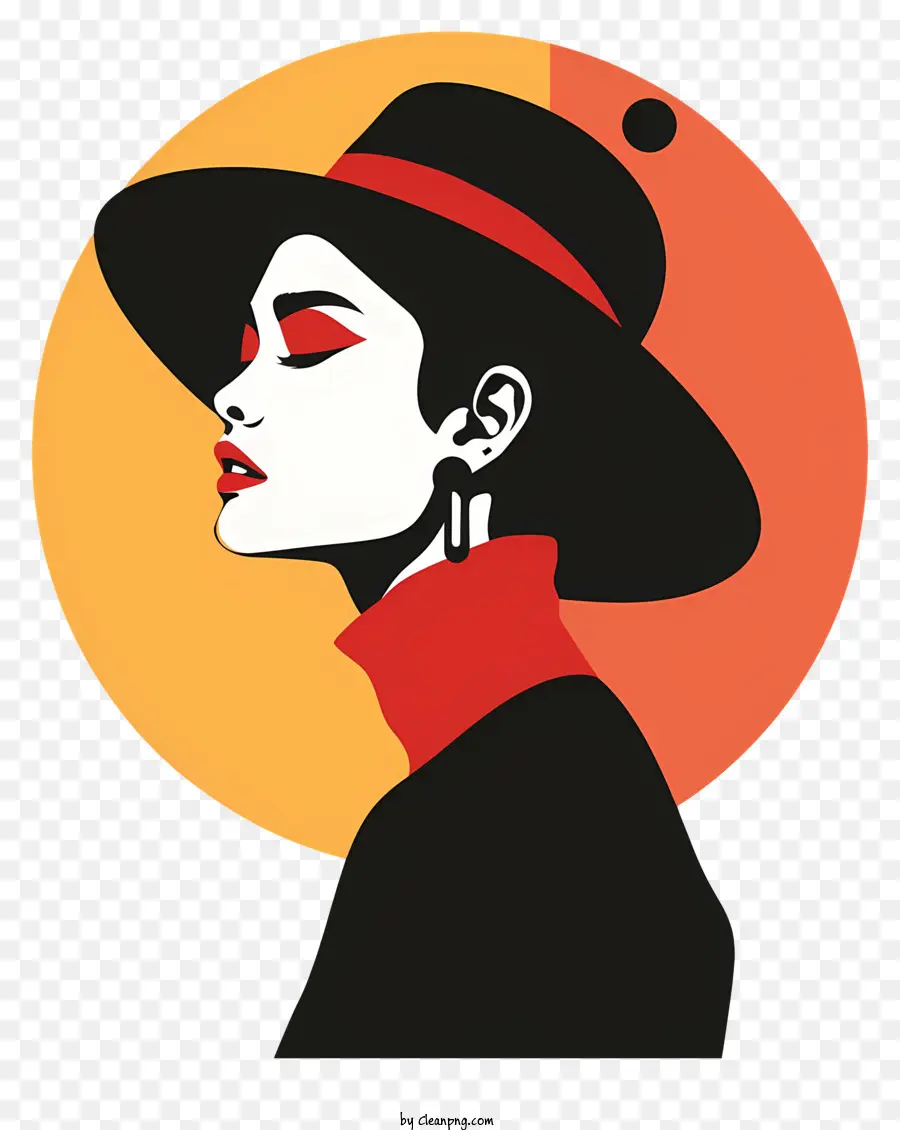 Moda Retro，Mulher PNG