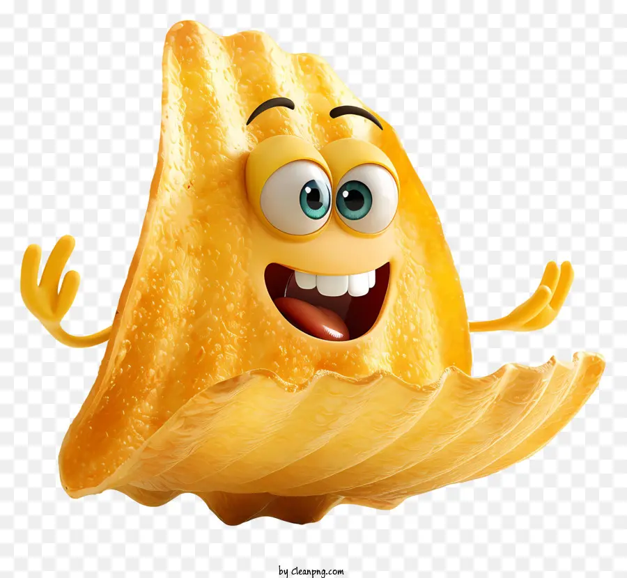 Dia De Batata Frita，Chip Amarelo PNG