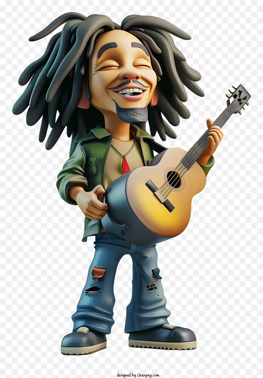 Bob Marley，Personagem De Desenho Animado PNG