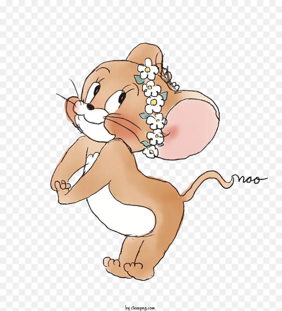 Animais Dos Desenhos Animados，Rato Bonito PNG