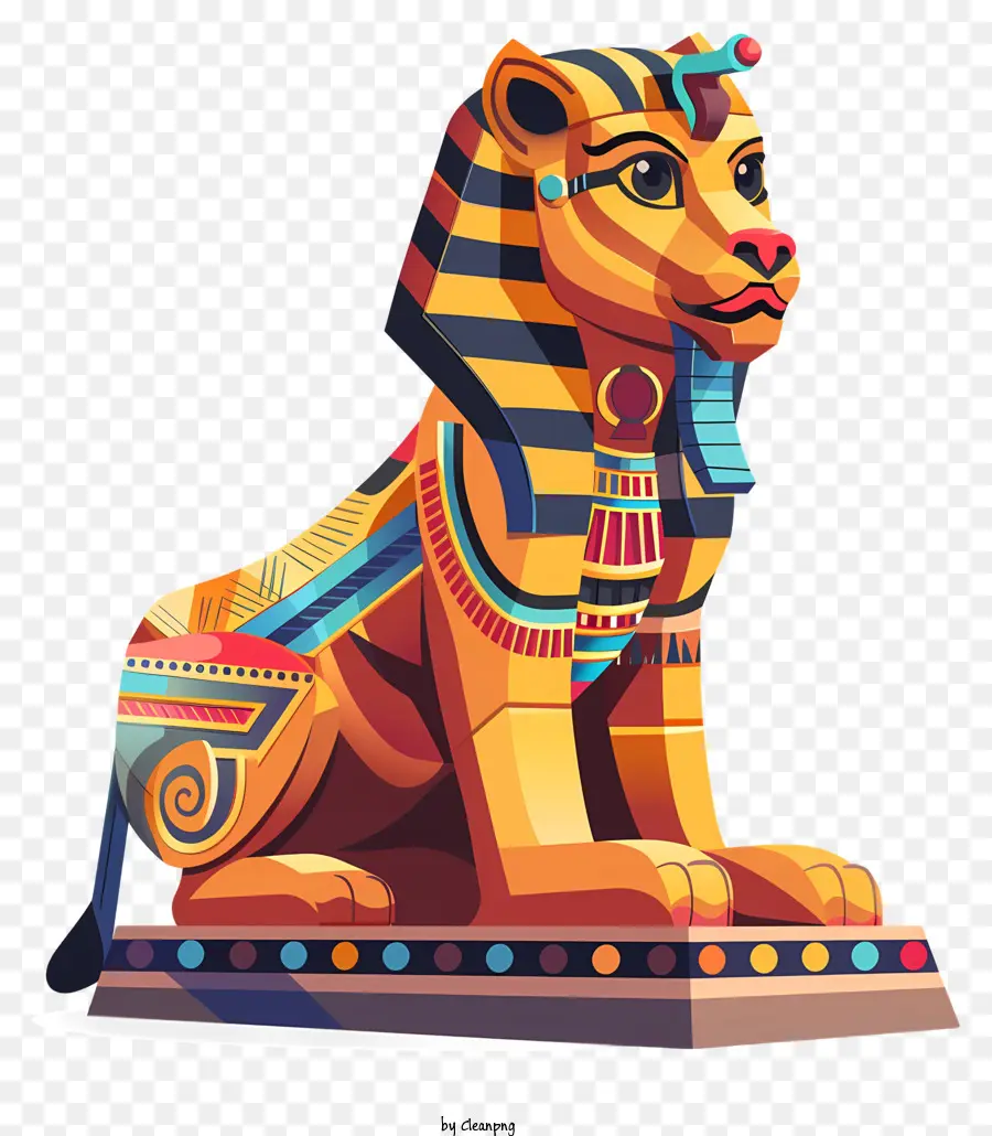 Esfinge Do Egito，Escultura De Leão PNG