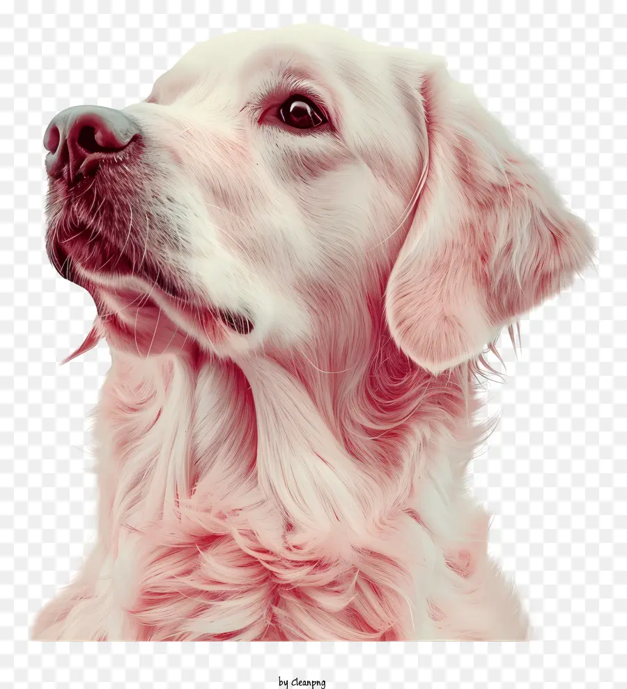 Golden Retriever，Cão Branco PNG