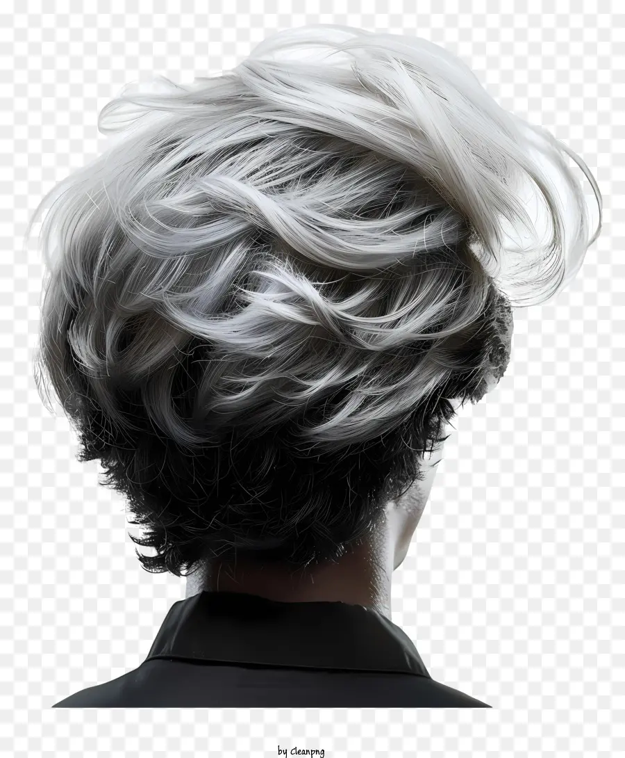 Penteado De Homem，Cabelo Branco PNG