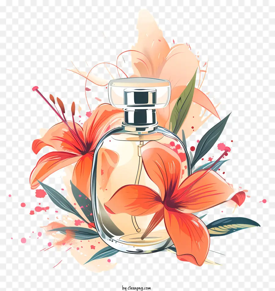 Dia Da Fragrância，Frasco De Perfume Vintage PNG