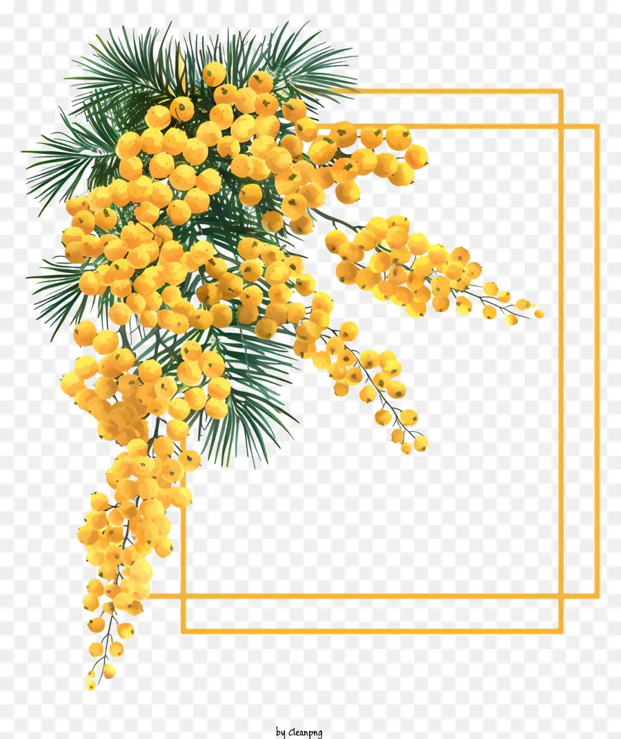 Buquê，Ouro Flores PNG