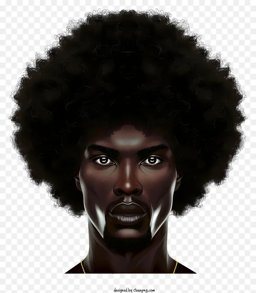 Homem Penteado，Black Man PNG
