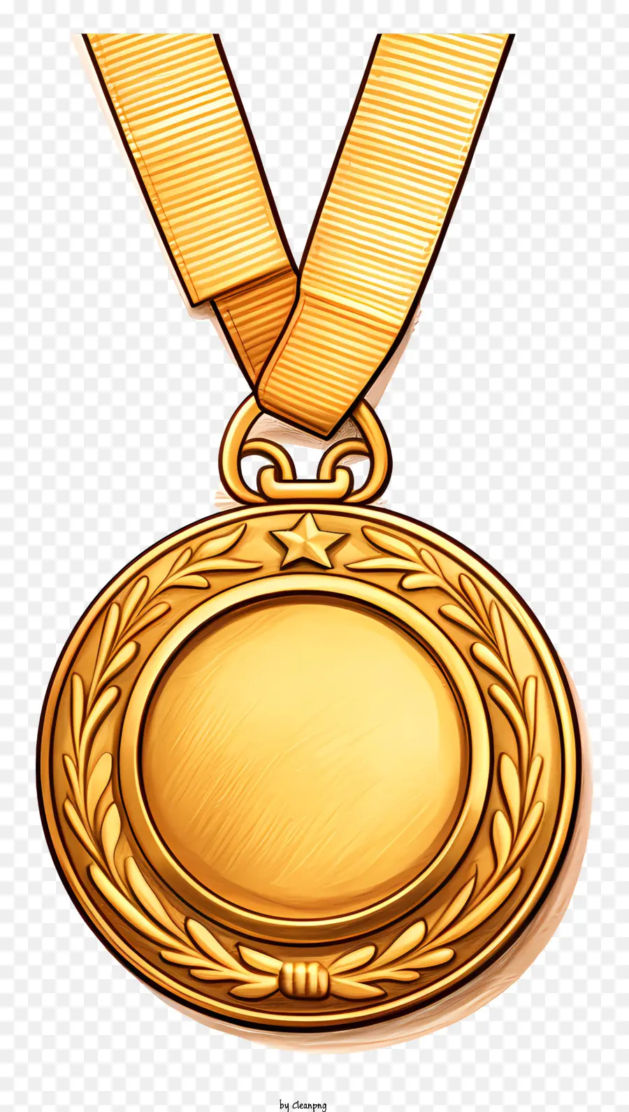 Medalha De Ouro，Coroa De Louros PNG