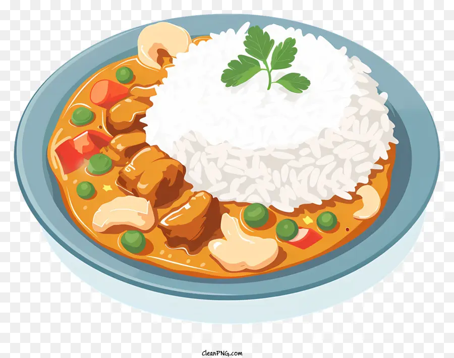 Massaman Curry，Frango PNG