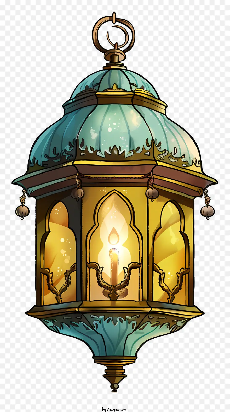 Lanterna Muçulmana，Hanging Lamp PNG