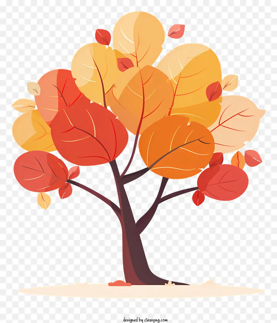 Autumn Tree，Folhagem De Outono PNG