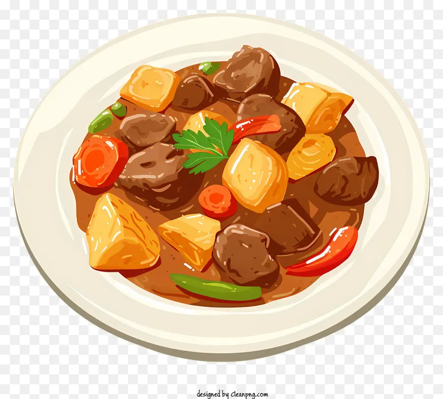 Massaman Curry，Ensopado De Carne PNG