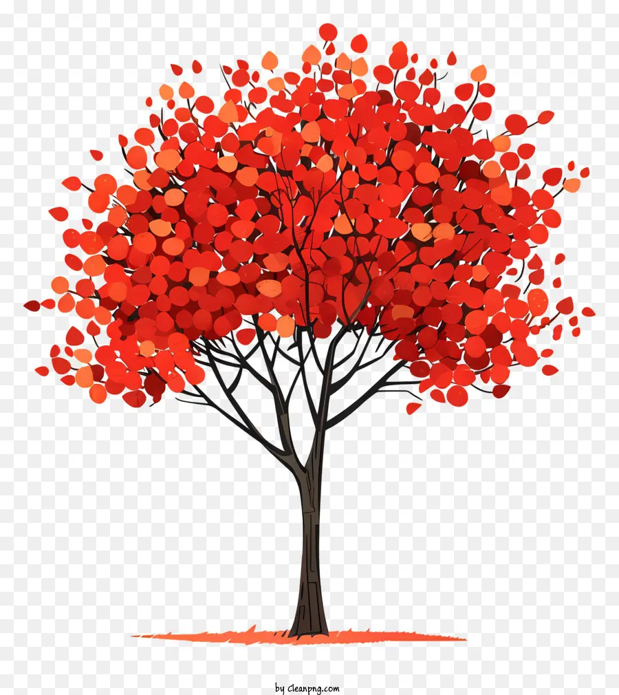Autumn Tree，Vermelho árvore PNG