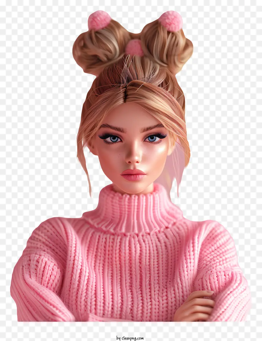 Barbie，Cabelo Loiro PNG