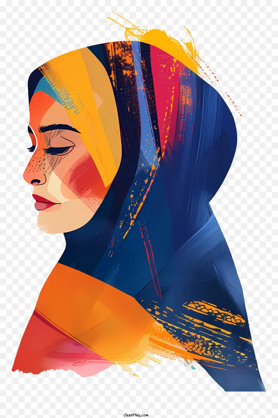 Desenho Animado De Menina Muçulmana，As Mulheres Muçulmanas PNG