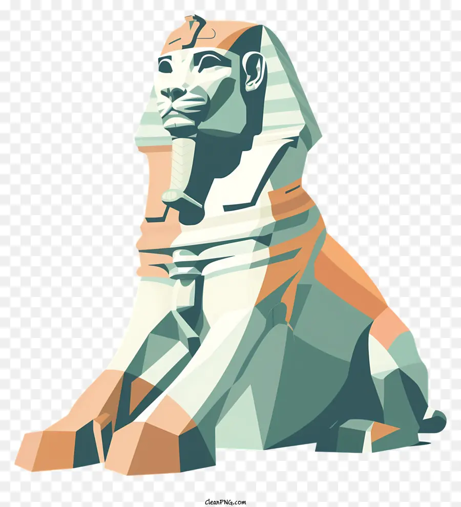 Esfinge Do Egito，Estátua De Leão PNG
