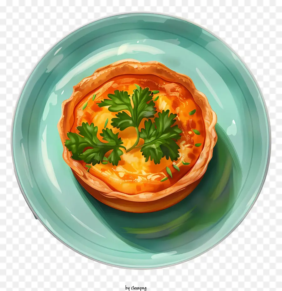 Pastel De Nata，Chapa Azul PNG