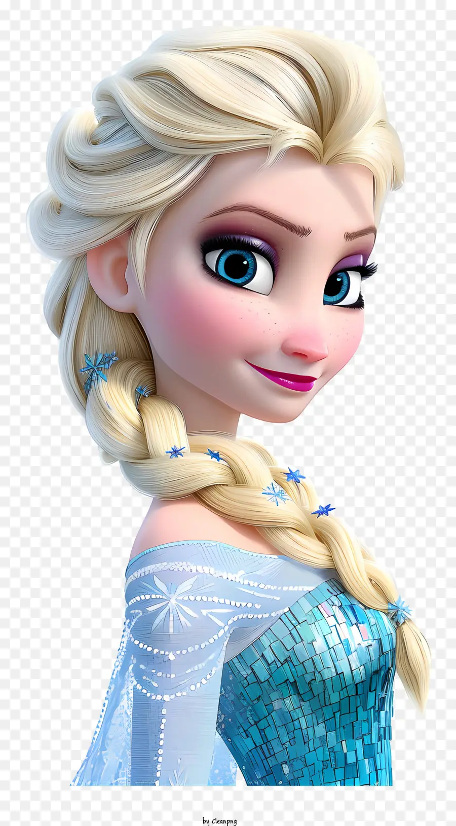 Princesa Congelada Elsa，Cabelo Loiro PNG