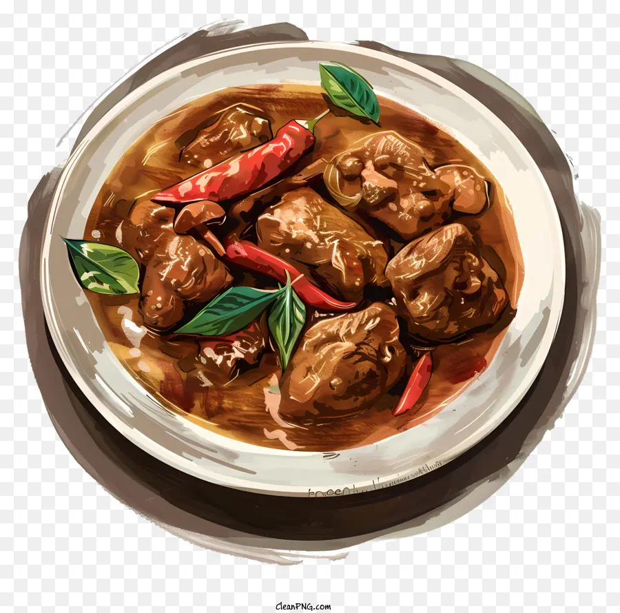 Massaman Curry，Beef PNG