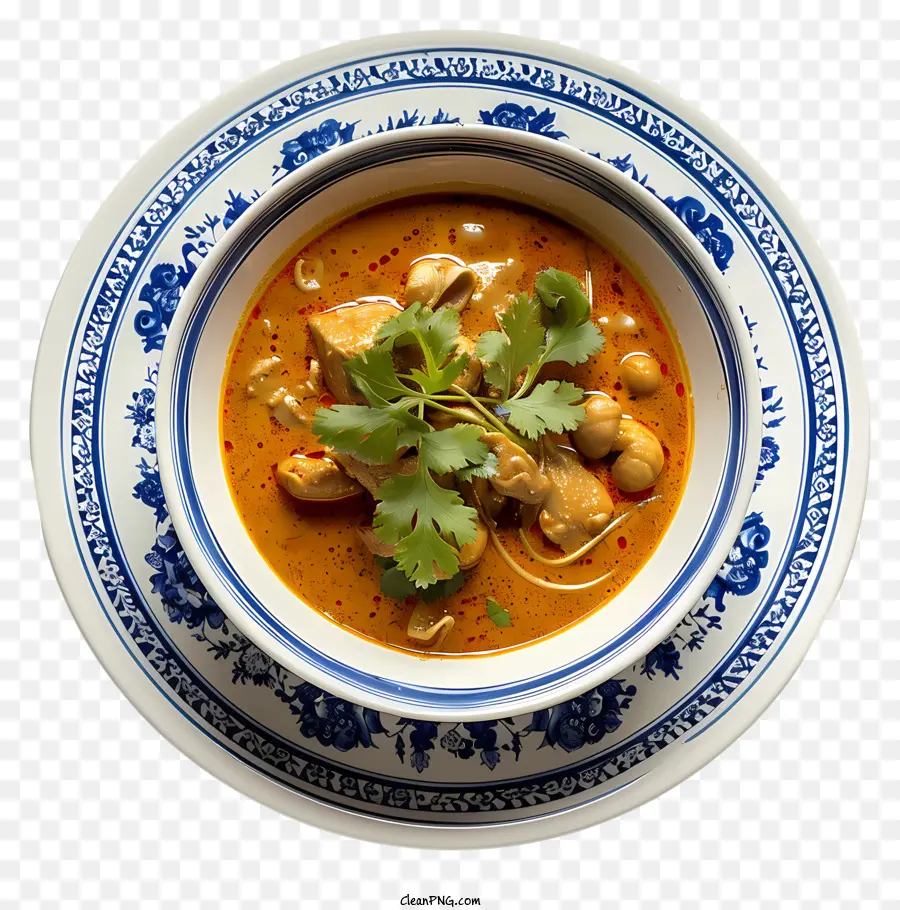 Massaman Curry，A Sopa De Galinha PNG