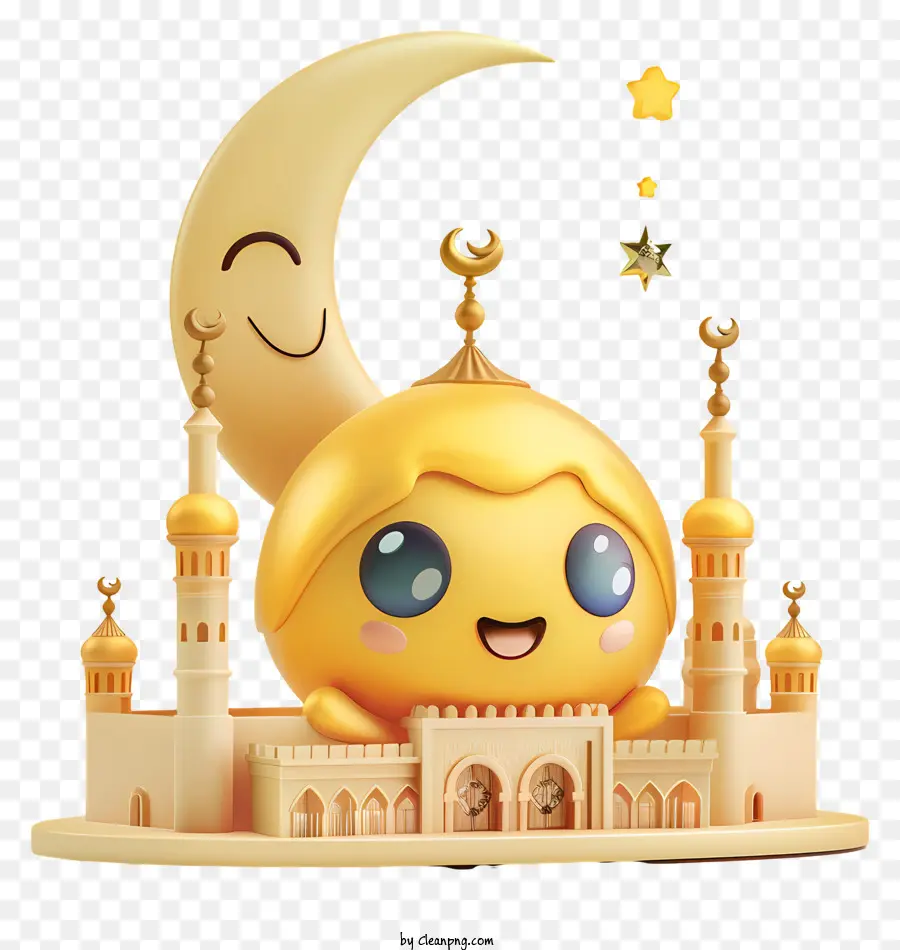 O Ramadã，Cartoon Lua PNG