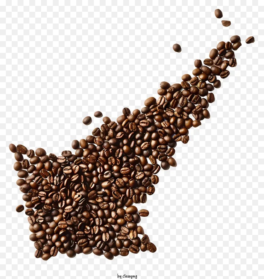 Flecha De Grãos De Café，Grãos De Café Seta Para Cima E Para A Esquerda PNG