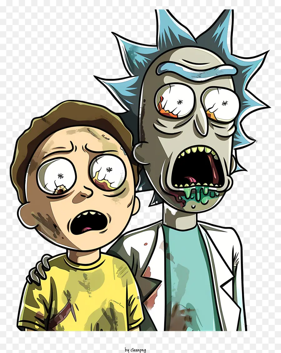 Rick E Morty，Zombie PNG