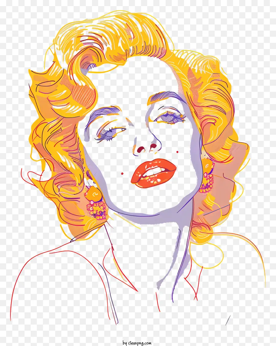 Marilyn Monroe，Perfil PNG