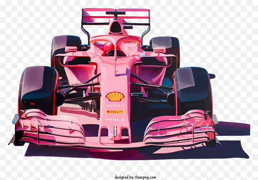 Carro De Fórmula 1，Carro De Corrida Rosa PNG