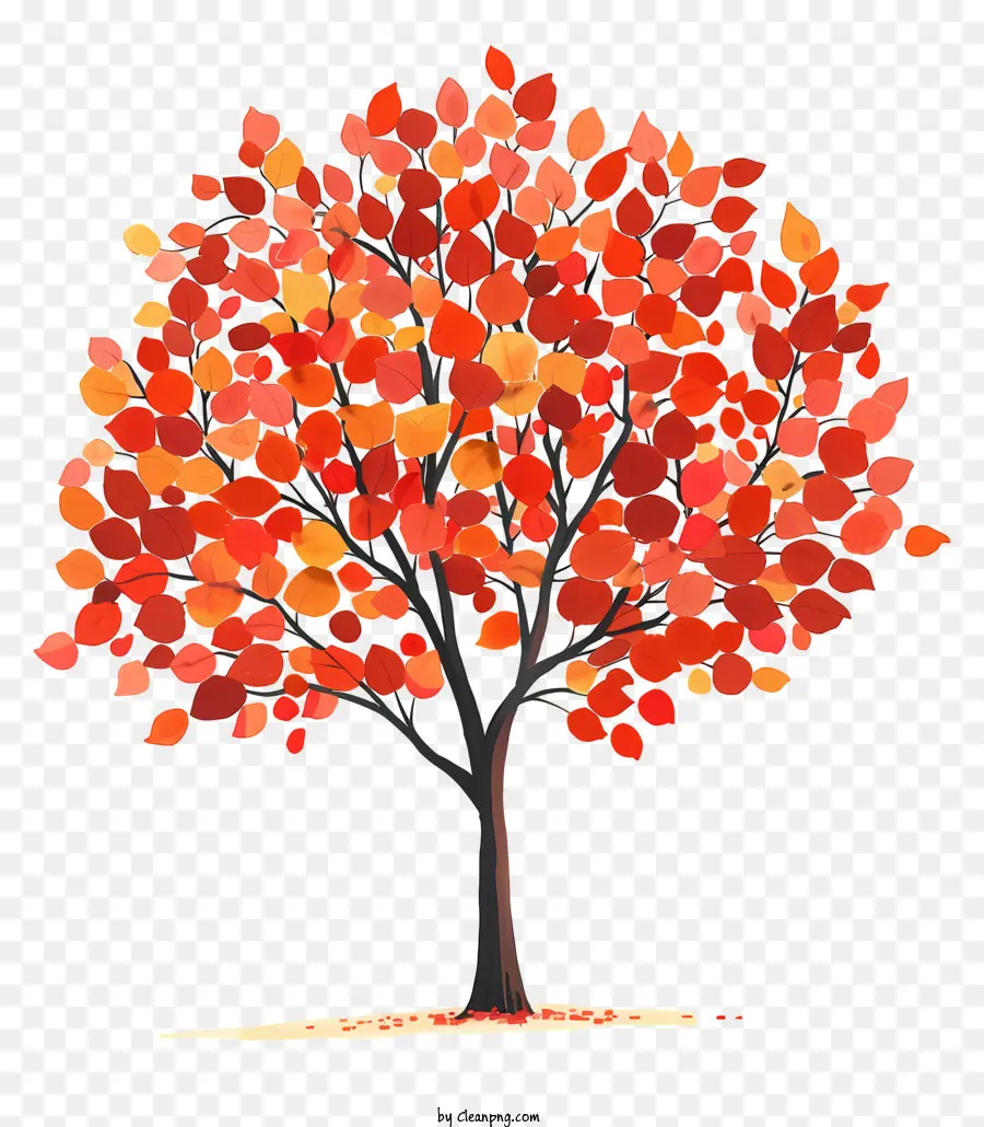 Autumn Tree，Vermelho árvore PNG