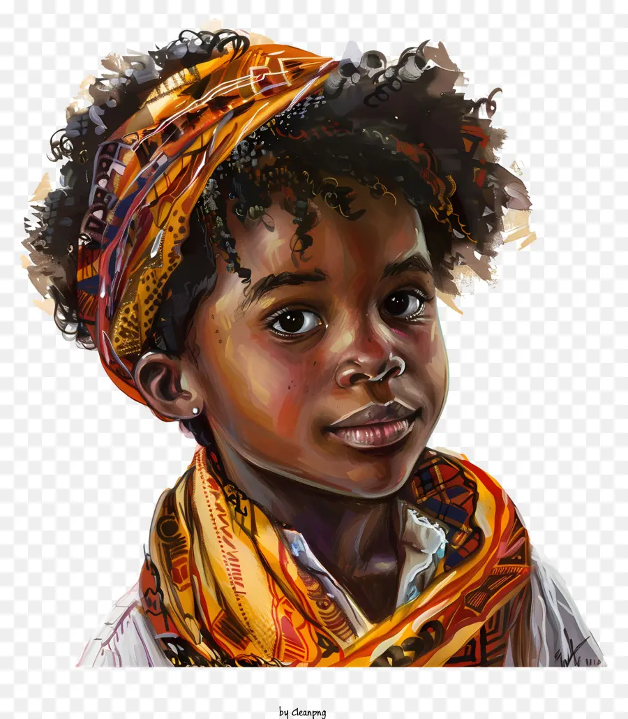 Africana Menino，Criança Pequena PNG