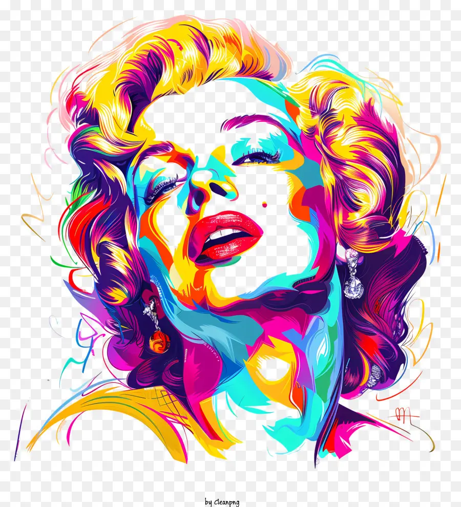 Marilyn Monroe，Pop Art PNG
