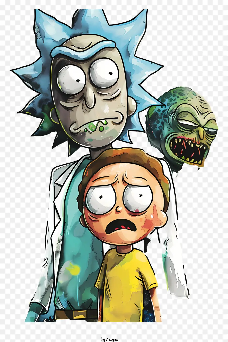 Rick E Morty，Personagens De Desenhos Animados PNG