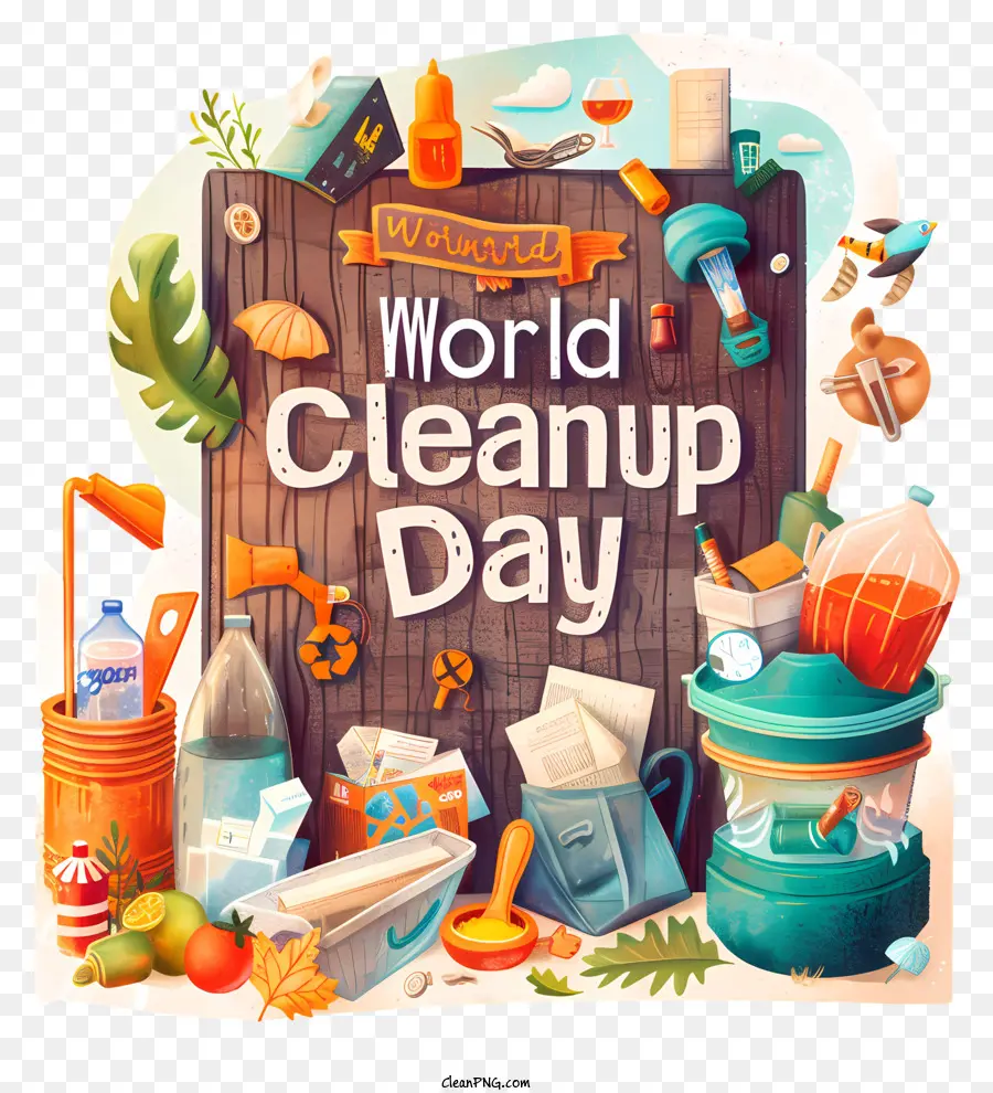 World Cleanup Dia，Limpeza De Eventos PNG