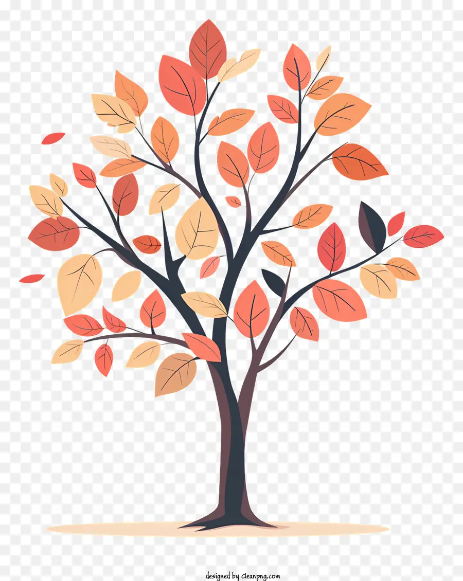 Autumn Tree，Folhagem De Outono PNG