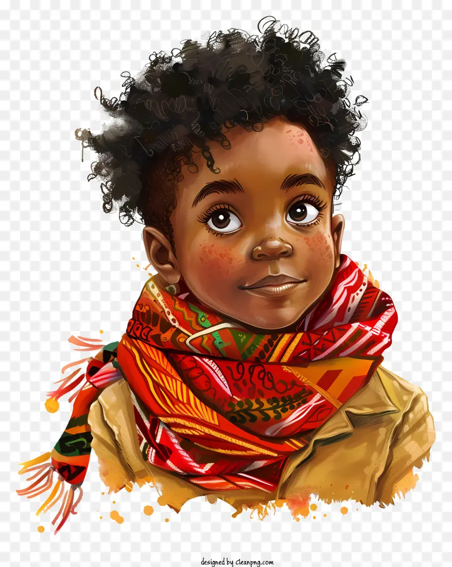 Africana Menino，Criança Negra PNG