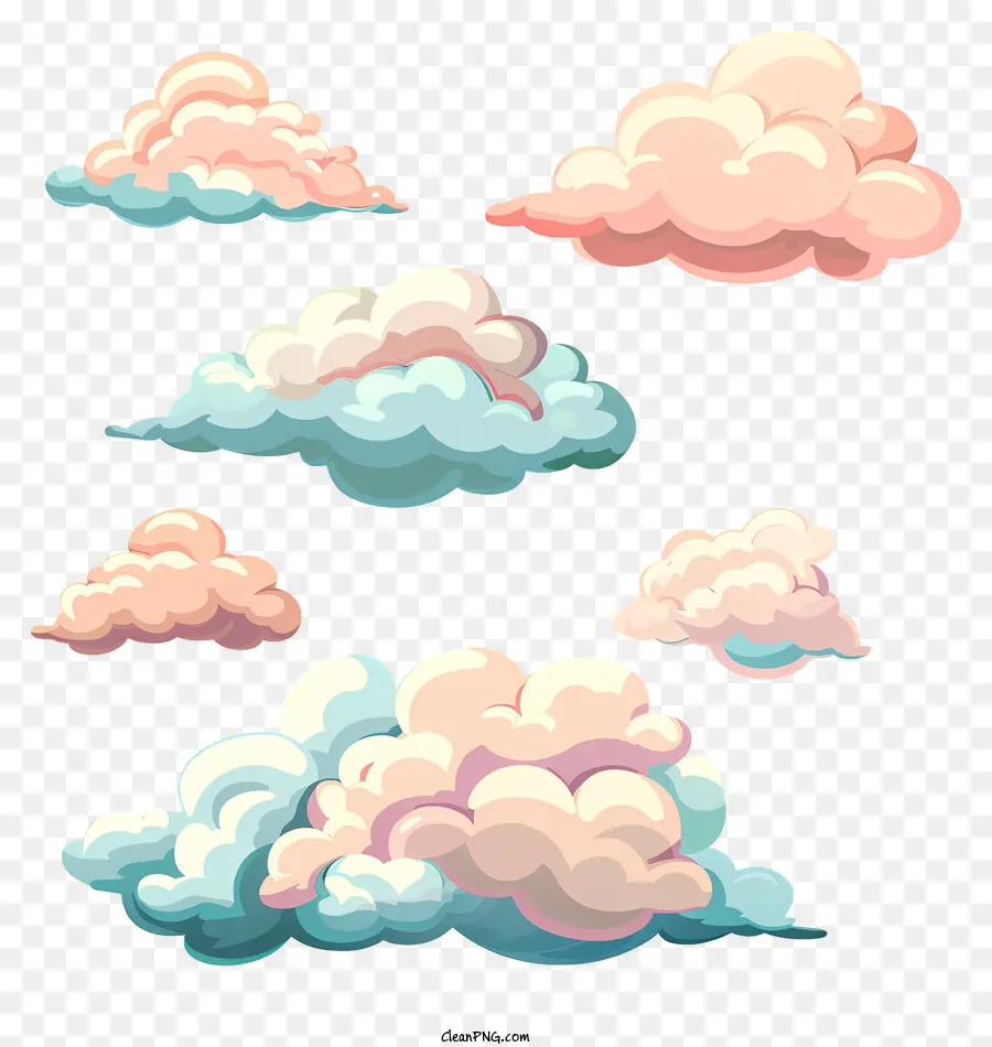 Nuvem，Ilustrações Em Nuvem PNG